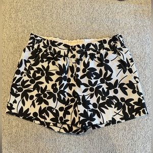 JCrew embroidered shorts